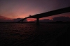 江島大橋の夕